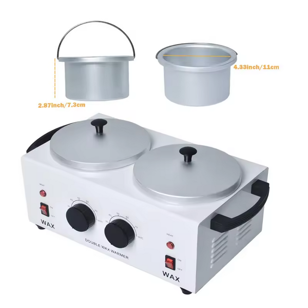 Wax Warmer Manufacturer - Double Pots Professional for Melted Wax Beads Hair Removal