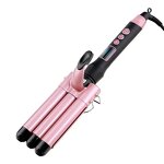 Hair Curler Iron Manufacturer - 1.25 Inch Triple with PTC Heater & LCD Display