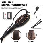 Hair Straightening Brush Manufacturer - Professional Ceramic Instant Heating with Clamp