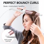Hair Curling Iron Manufacturer - 1.25 Inch Extra-Long Ceramic Fast Styling Clipless