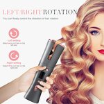 Hair Curler Manufacturer - Portable Cordless Automatic Rotating with PTC Heating