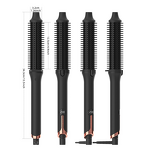 Curling Iron Wand Manufacturer - Customized Ceramic PTC Heated Round 1.25 Inch with LCD