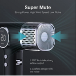 Hair Dryer Manufacturer - Professional 110000rpm with 3-Speed Settings & BLDC Motor