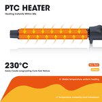 Hair Curling Iron Manufacturer - Customized Ceramic PTC Fast Heating with Extra Long Clip