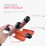 Hair Curler Iron Manufacturer - 1.25 Inch Triple with PTC Heater & LCD Display