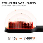Hair Straightener Brush Manufacturer - Professional Ceramic 480F Fast Heating