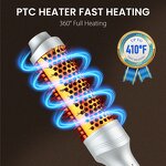 Thermal Brush Manufacturer - One Step Electric Heated Round with 1.5 Inch Wand