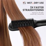 Hair Straightener Brush Manufacturer - Professional Ceramic 480F Fast Heating