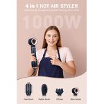 Hot Air Brush Manufacturer - Professional 1200W DC Motor Aluminum Alloy 4-in-1