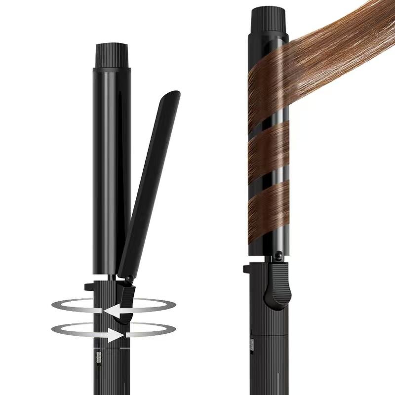 Hair Curling Iron Manufacturer - 25mm Instant Heating Ceramic Extra Long 360 Rotating