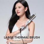 Thermal Heated Round Brush Manufacturer - Ceramic with 1.5 Inch Large Curling Wand