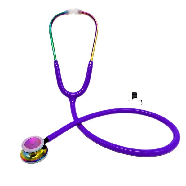 Medical Stethoscope - Professional Double Head Double Side Gold Plated Stainless Steel