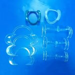 Dental Cheek Retractor - C/O/Arch Type Plastic Lip Mouth Gag Opener for Dentist