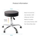Surgical Stool - Adjustable Stainless Steel Leather Lift Chair for Hospital Lab Salon