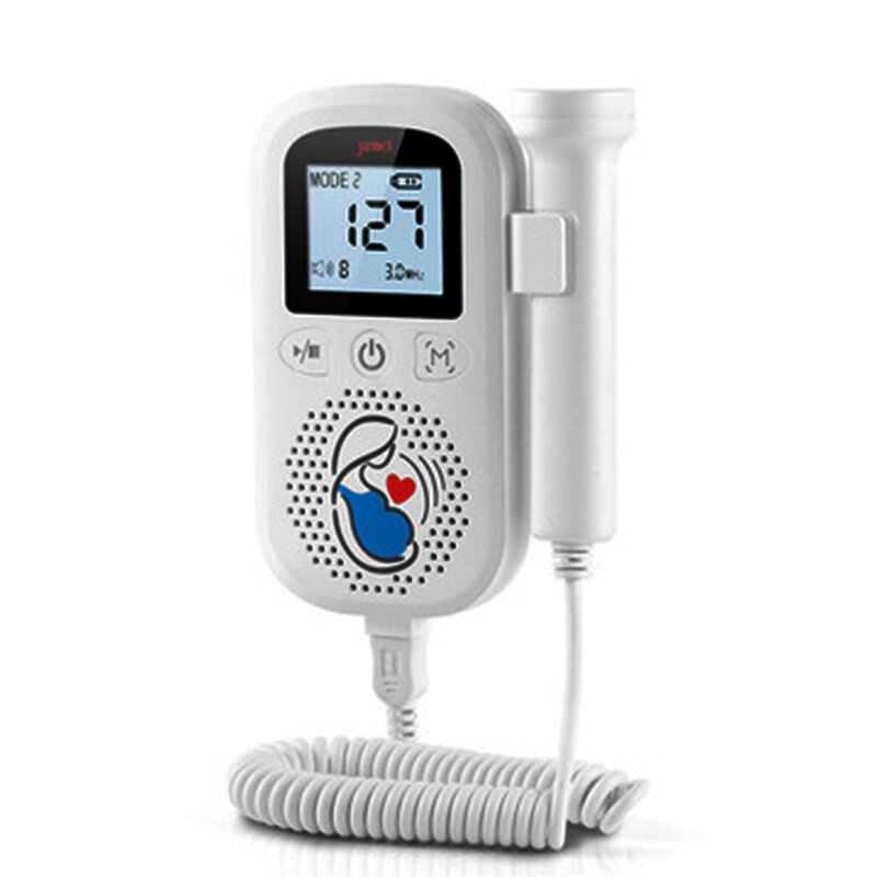 Pocket Fetal Doppler - Prenatal LCD Screen Home Use Baby Heart Rate Monitor CE