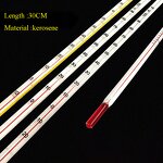 Glass Thermometer - Red Water Kerosene 0-100 Degree for Industrial Lab School Use