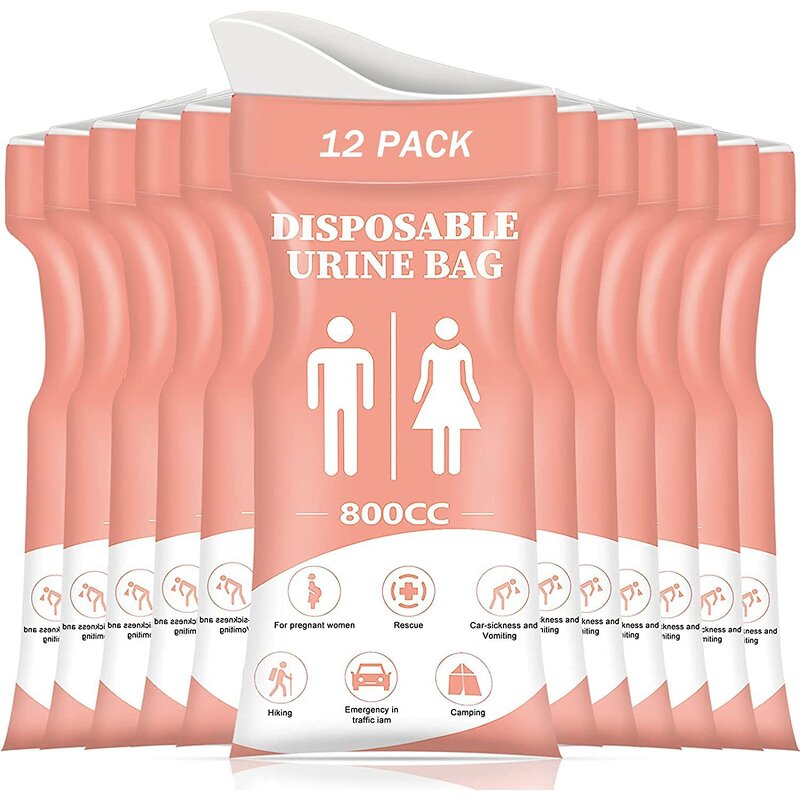 Disposable Urine Bag - PVC Adult Economic Portable Travel Emergency Collection Bag