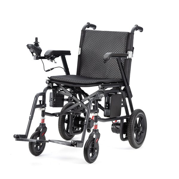 Electric Wheelchair - Best Shunchang SC-408 Portable Aluminum Foldable Bariatric 17.5kg