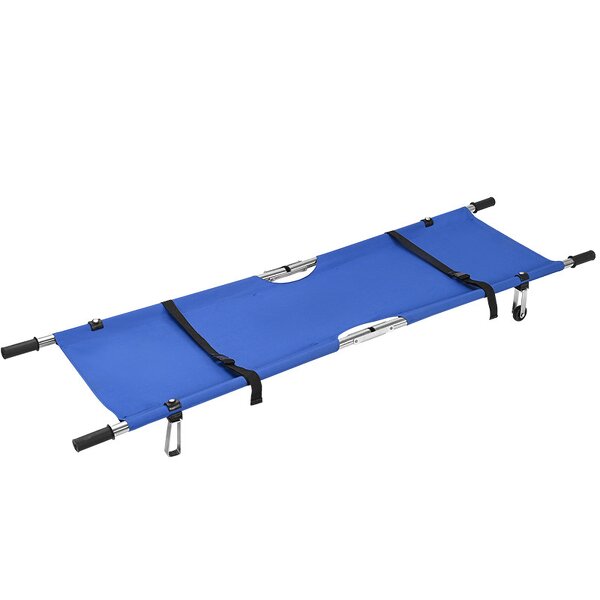 Medical Rescue Stretcher - Portable Hospital Foldable Double Folding Stretcher