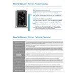Infusion Warmer - Single Channel Digital Portable Electric Hospital Blood Transfusion Heater