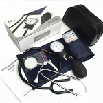 Aneroid Sphygmomanometer - Accurate Manual BP Machine with Single/Dual Head Stethoscope