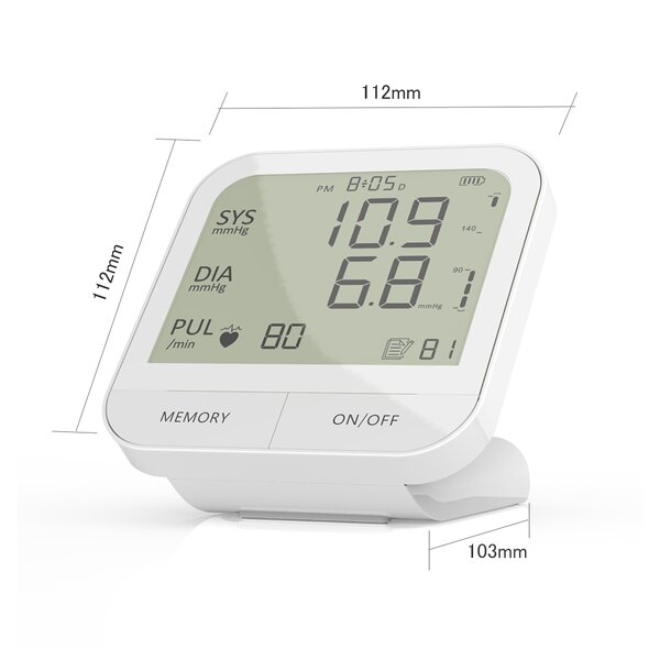 Digital BP Monitor - Home Automatic Upper Arm Machine with Voice Display