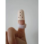 Finger Fixation Sleeve - Joint Orthotic Device for Sprain Rehabilitation Tendon Rupture Splint