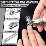 Nail Nipper Set - Portable Professional 7 Pieces for Hands Feet Repair Gift