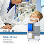 Infusion Pump - Medical LCD Display Portable Automatic Volumetric IV Fluid Pump