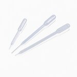 Pasteur Pipette - 10ul Disposable Plastic Medical Laboratory Fine Tip Transfer Dropper