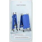 Medical Rescue Stretcher - Portable Hospital Foldable Double Folding Stretcher