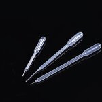 Pasteur Pipette - 10ul Disposable Plastic Medical Laboratory Fine Tip Transfer Dropper
