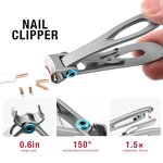Nail Nipper Set - Portable Professional 7 Pieces for Hands Feet Repair Gift