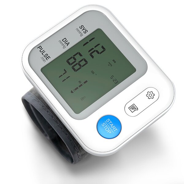 Wrist BP Monitor - CE ISO Approved Electronic Sphygmomanometer Digital Meter