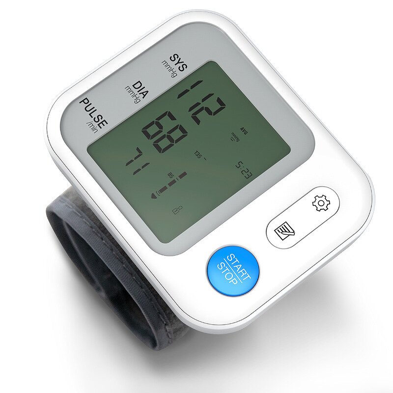 Wrist BP Monitor - CE ISO Approved Electronic Sphygmomanometer Digital Meter