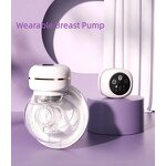 Electric Breast Pump - Portable Wireless Liquid Silicone USB Rechargeable Hands-Free