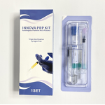 PRP Tube Activator - Gel Liquid Solution Set for Platelet-Rich Collection Facial Care