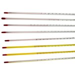 Glass Thermometer - Red Water Kerosene 0-100 Degree for Industrial Lab School Use
