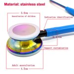 Medical Stethoscope - Professional Double Head Double Side Gold Plated Stainless Steel