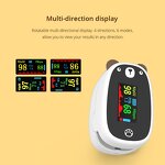 Pediatric Pulse Oximeter - Bear Baby Handheld TFT Spo2 Infant Heart Rate Monitor