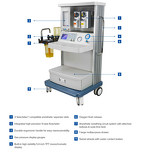 Anesthesia Machine - CE Approved Professional Portable Emergency Hospital Surgery Equipment
