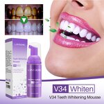 Teeth Whitening Mousse - Removes Smoke Stains Freshens Breath Yellow Teeth Care