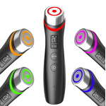 5-color Light Beauty Device - EMS Microcurrent Vibration Red Blue Pore Care Hand Held