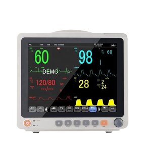 Patient Monitor - CE Certified 12-Inch IBP Etco2 Cardiac ECG for Clinic Emergency
