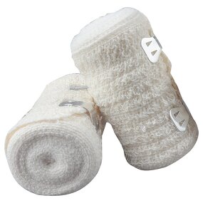 Crepe Bandage - Medical Elastic Cotton for Wound Care