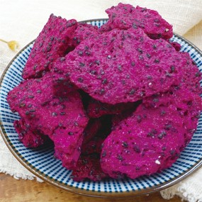 Pitaya Slices Factory - OEM Freeze Dried Dragon Fruit Chips