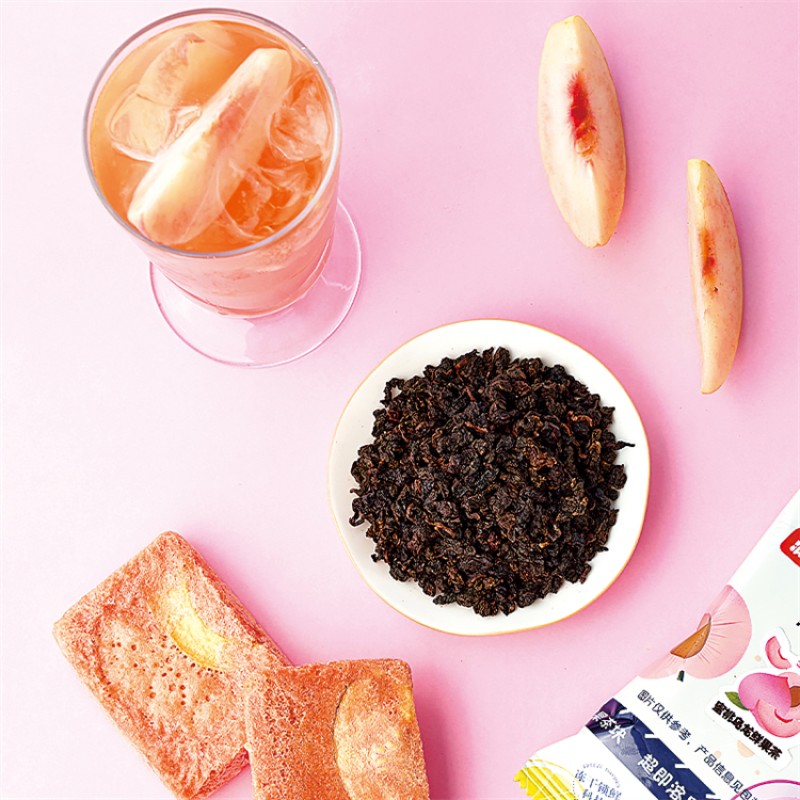 Peach Oolong Manufacturer - Freeze Dried Fruit Tea Block