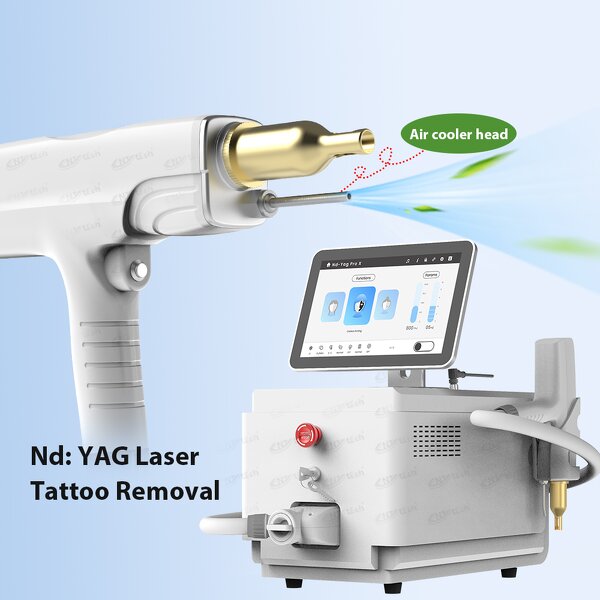 Q Switch Nd Yag Laser - Portable Freckle Tag Wart Tattoo Removal Machine