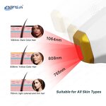 Diode Laser Epilation Machine - 755/808/1064nm Any Color Skin Hair Removal Device