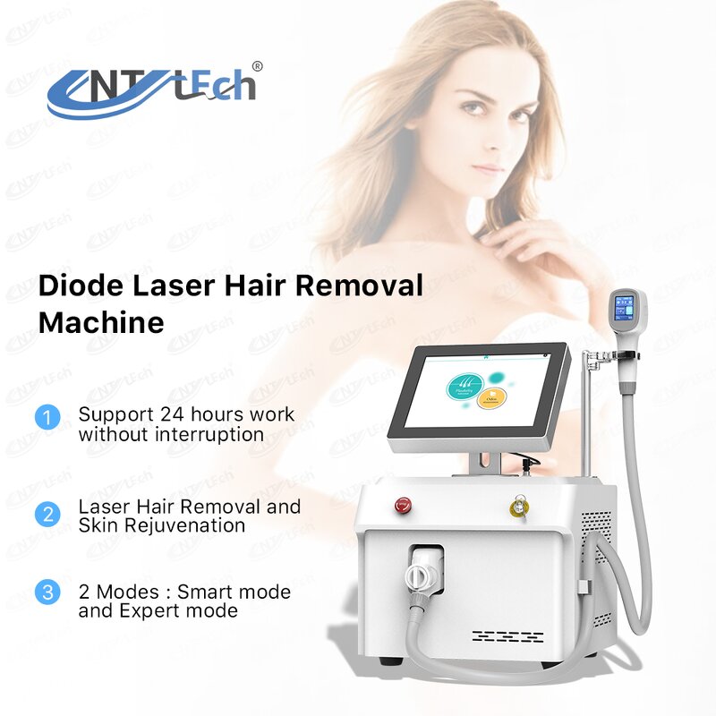 Portable Diode Laser - Professional 755/808/1064nm Hair Removal Salon Machine